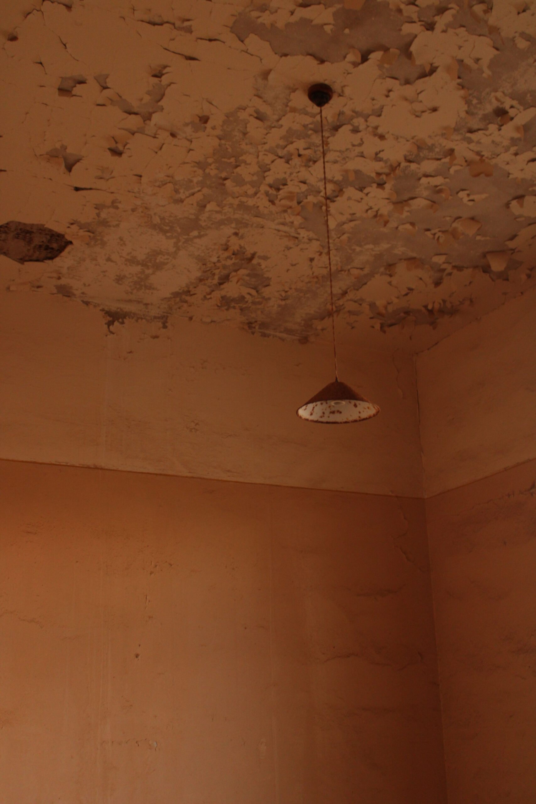 water stain from a ceiling leak in a Florida home